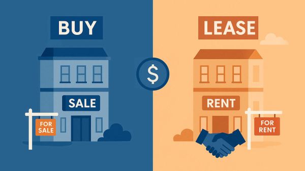 مالکیت یا اجاره؟ آنچه صاحبان کسبوکار در کانادا باید درباره فضای تجاری بدانند 1 buy VS lease commercial space