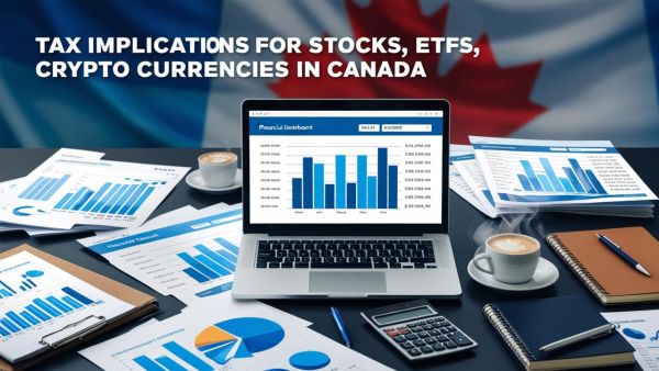 مالیات بر سرمایهگذاری در سهام، ETF و ارزهای دیجیتال در کانادا 1 tax implications